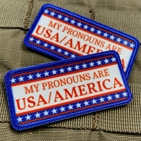 "My Pronouns are USA/America" Patch