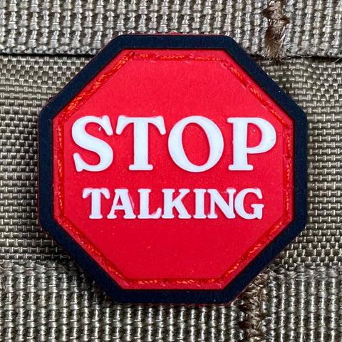"Stop Talking" Patch