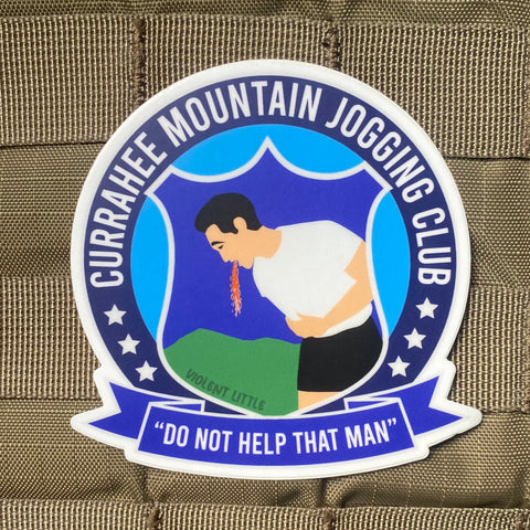 Currahee Mountain Jogging Club Sticker