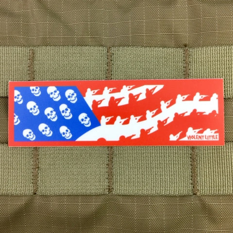 "Great Satan" American Flag Sticker