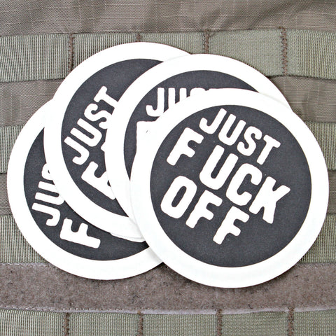 Just Fuck Off Coasters (4 Pack)