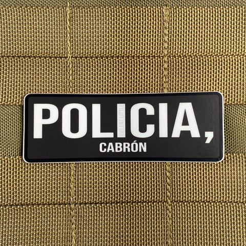 "Policia, Cabron" Sticker