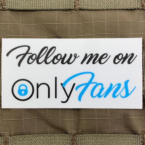"Follow Me on OnlyFans" Sticker