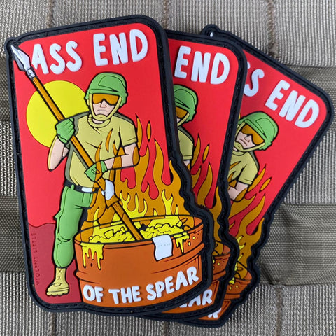 "Ass End of the Spear" PVC Patch
