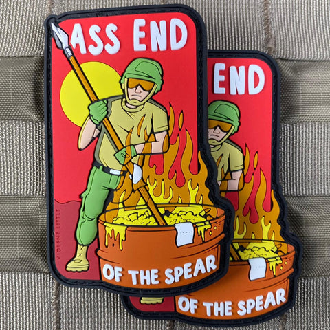 "Ass End of the Spear" PVC Patch