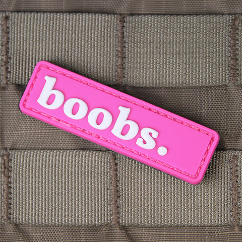 "Boobs" Breast Cancer Support Morale Patch