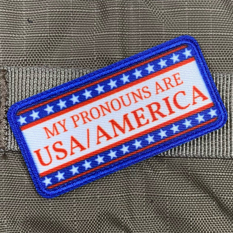 "My Pronouns are USA/America" Patch