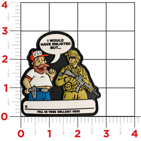 'I Would Have Enlisted... BUT' Morale Patch