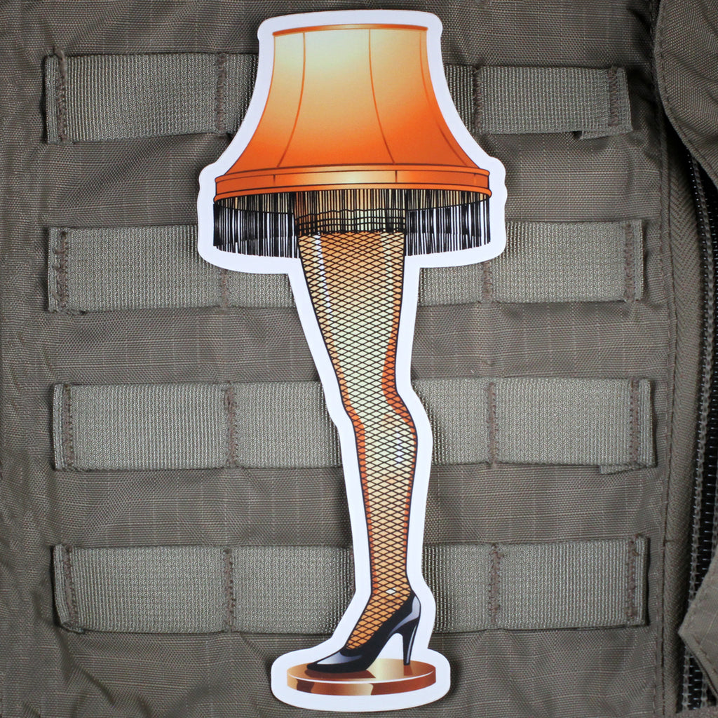 Fragile Leg Lamp Sticker Violent Little Machine Shop
