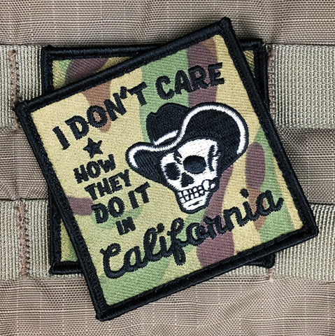 I Don't Care California Morale Patch