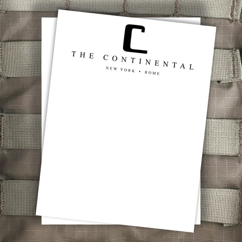 The Continental Hotel - Wick Notepad