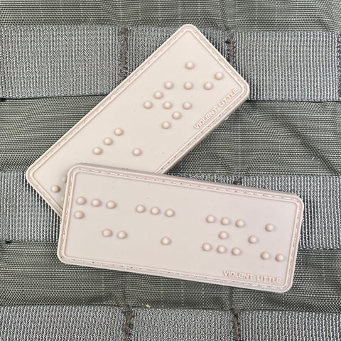 "Fuck You” in Braille Morale Patch