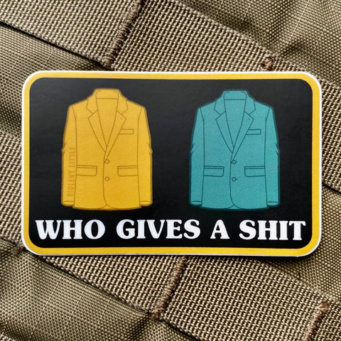 Gold Jacket Green Jacket Sticker