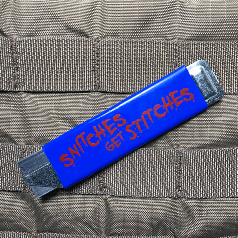 Snitches Get Stitches Box Cutter