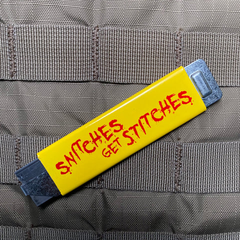 Snitches Get Stitches Box Cutter