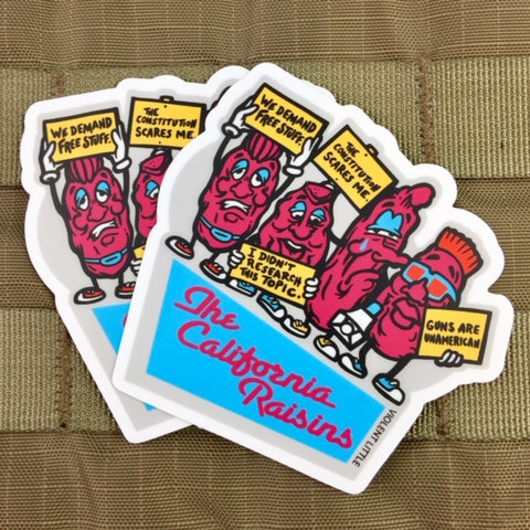 The California Raisins Sticker