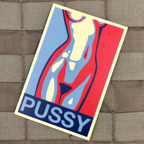 Pussy "Hope" Sticker