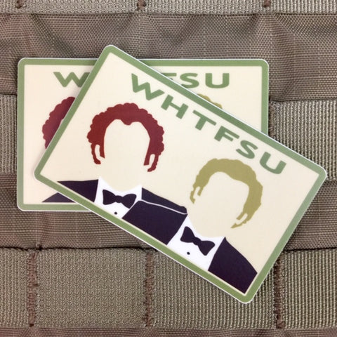 WHTFSU Step bros Sticker
