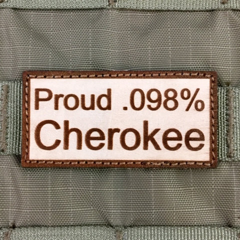 "Proud .098% Cherokee" Morale Patch