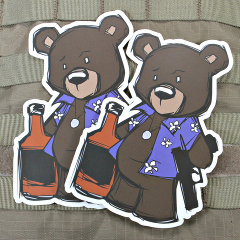 Large Creasy Bear Sticker