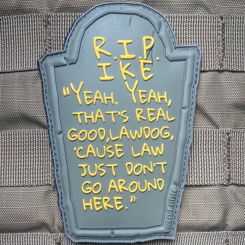 Ike Lawdog Tombstone Patch