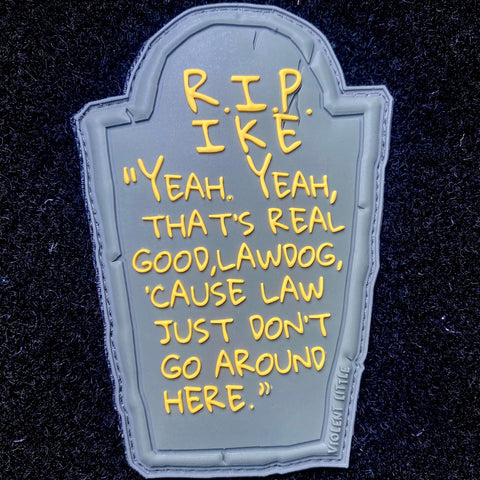 Ike Lawdog Tombstone Patch