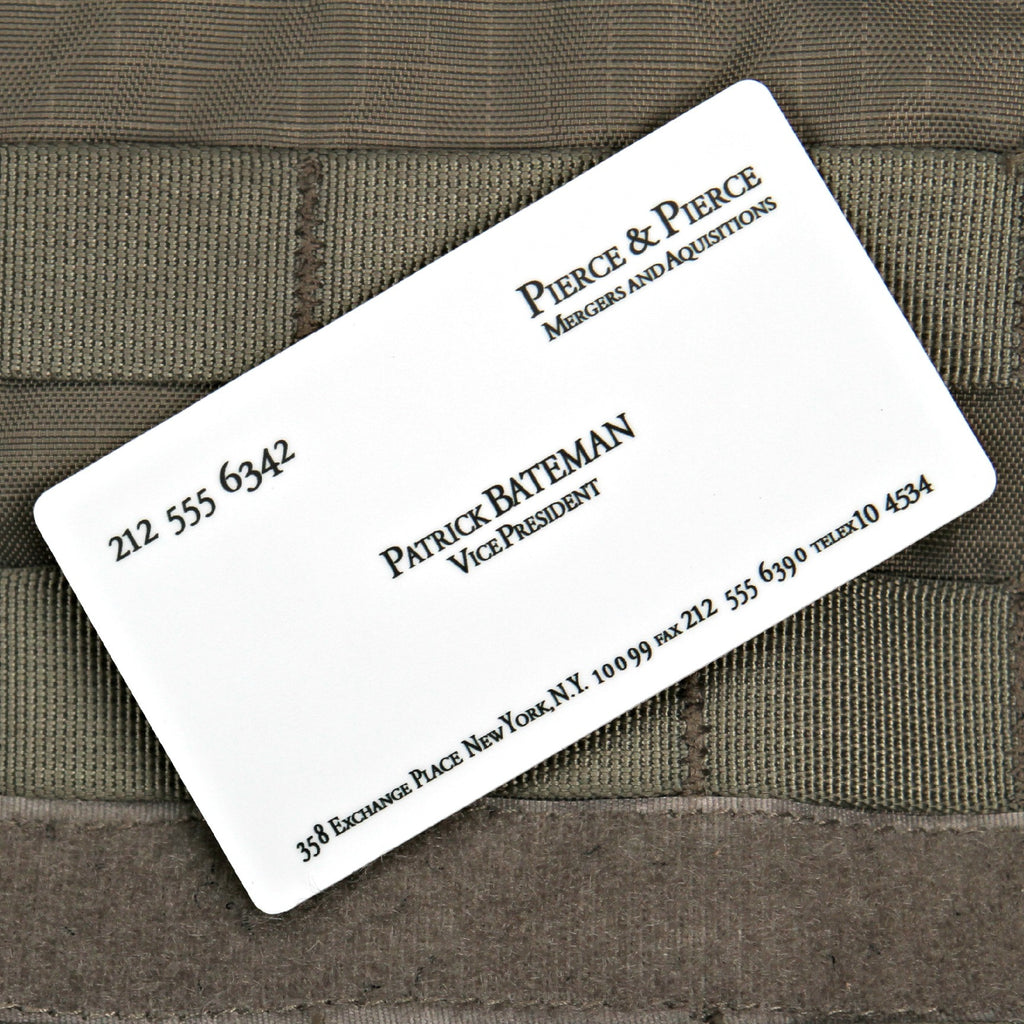 Patrick Bateman Business Card Template