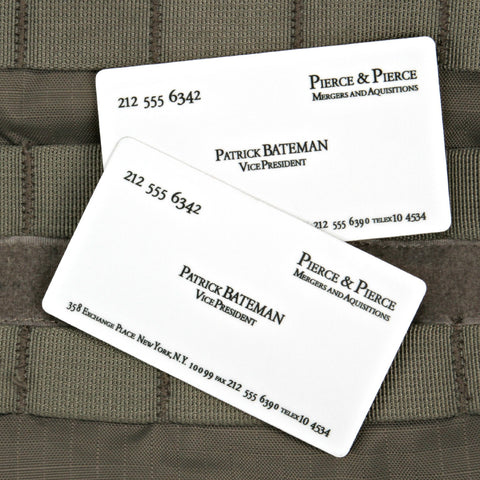 Patrick Bateman Business Card Sticker