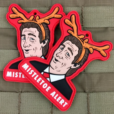 Patrick Bateman "Mistletoe Alert" Christmas Morale Patch