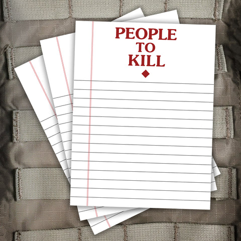 People To Kill Notepad