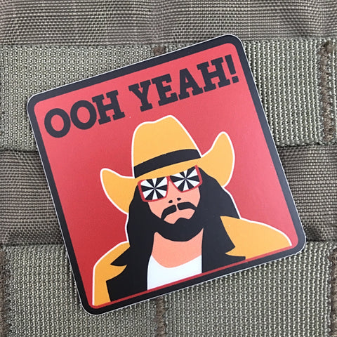 Macho Man "OOH YEAH!" Sticker