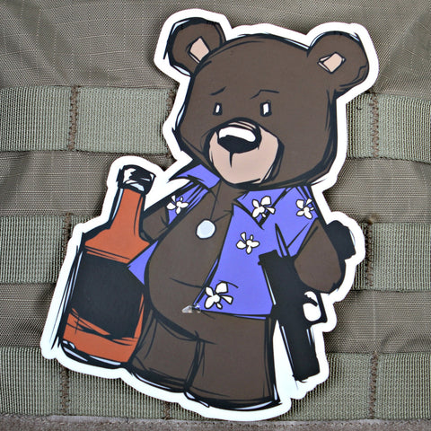 Large Creasy Bear Sticker
