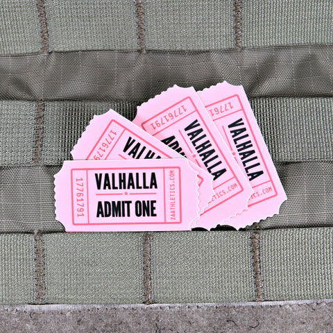 Valhalla Admit One Sticker