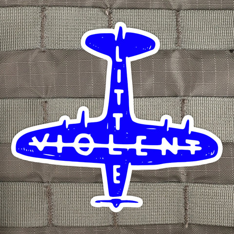 Violent Little Airplane Sticker