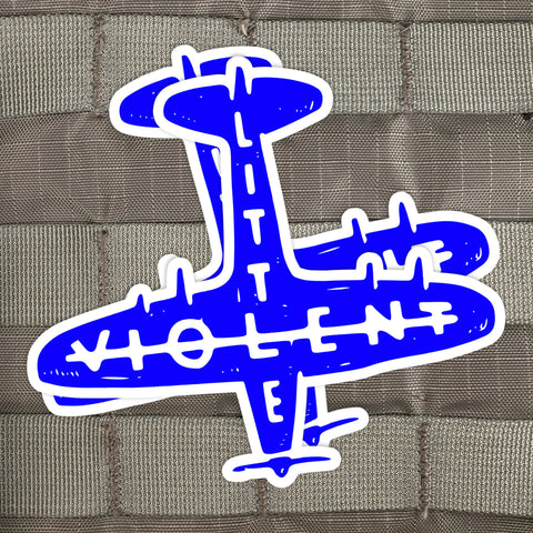 Violent Little Airplane Sticker