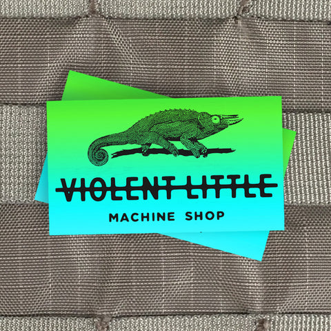Violent Little Chameleon Sticker