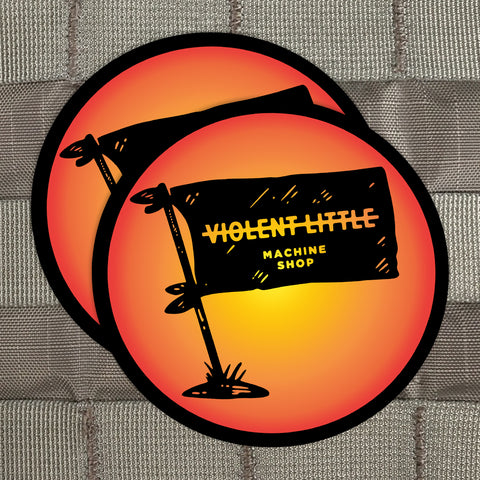 Violent Little Flag Sticker