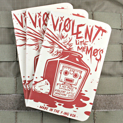 Violent Little Memo Notebooks