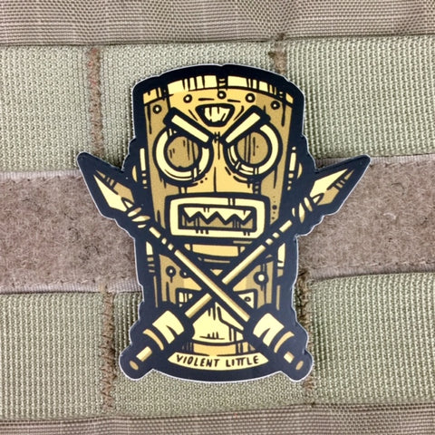 Violent Little War Tiki Sticker