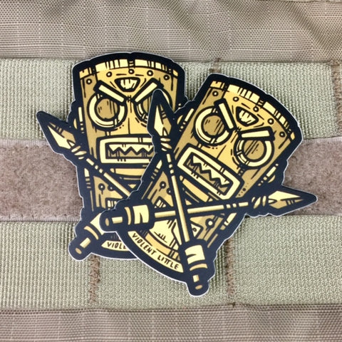 Violent Little War Tiki Sticker