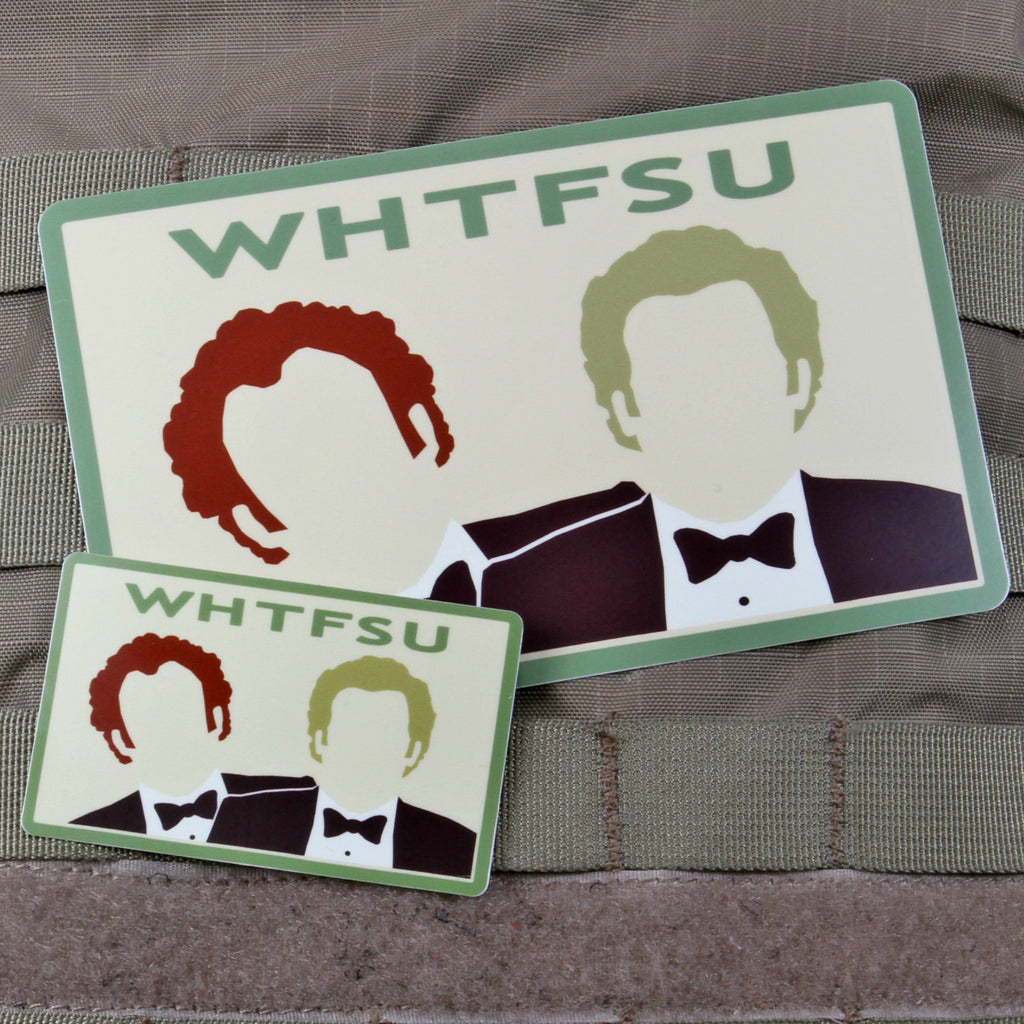 WHTFSU Step bros Sticker | Violent Little Machine Shop