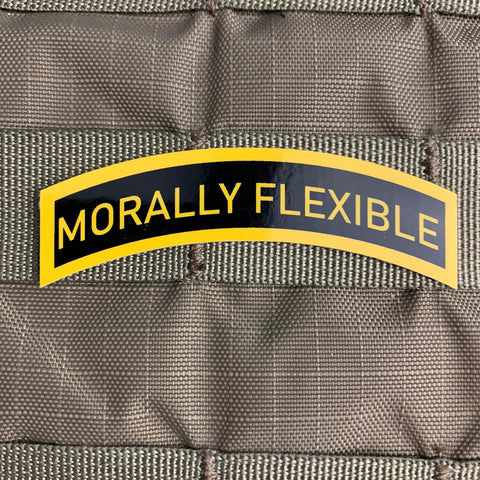 Morally Flexible Sticker