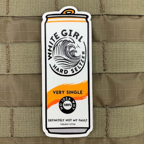"Very Single" White Girl Hard Seltzer Sticker