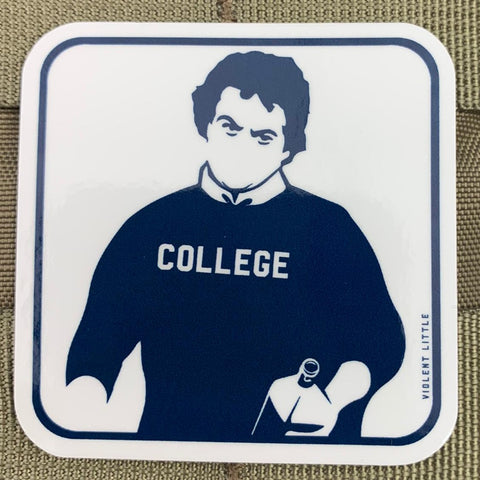 "College" V2 Sticker