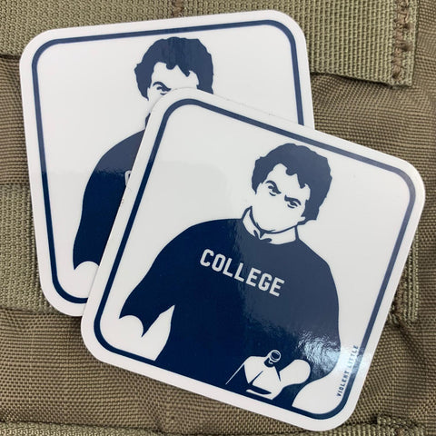 "College" V2 Sticker