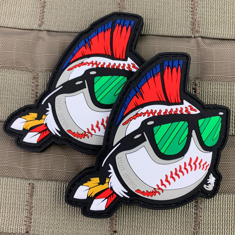 "Major League Mohawk" PVC Patch