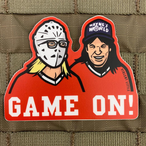 "Game On!" Wayne's World Sticker