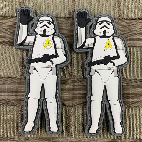 Storm-trooper Trekkie PVC Patch
