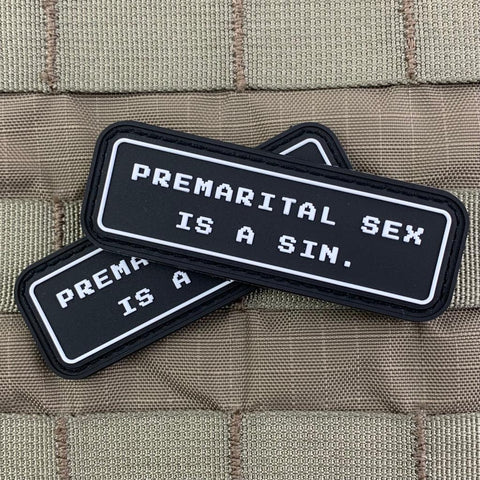 "Premarital Sex is a Sin" Patch