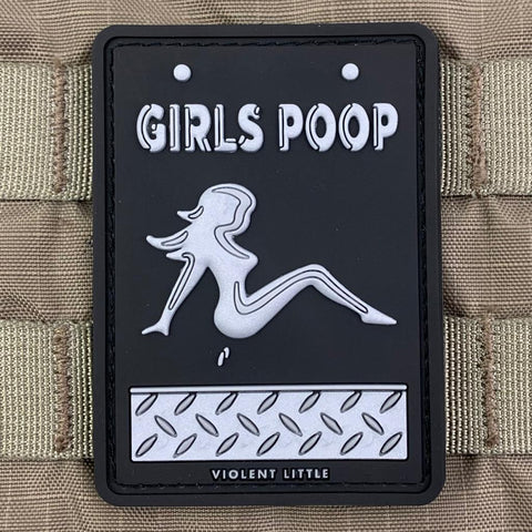 "Girls Poop" PVC Patch